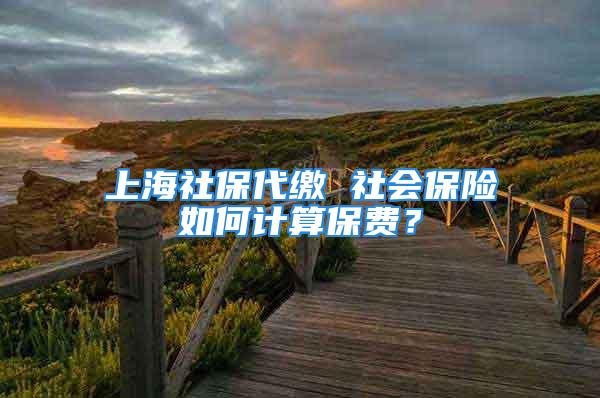 上海社保代繳 社會保險如何計算保費？