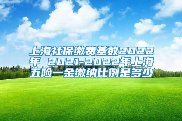 上海社保繳費基數2022年 2021-2022年上海五險一金繳納比例是多少