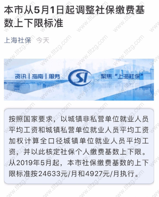 落戶上海，職工社保費率將降低！