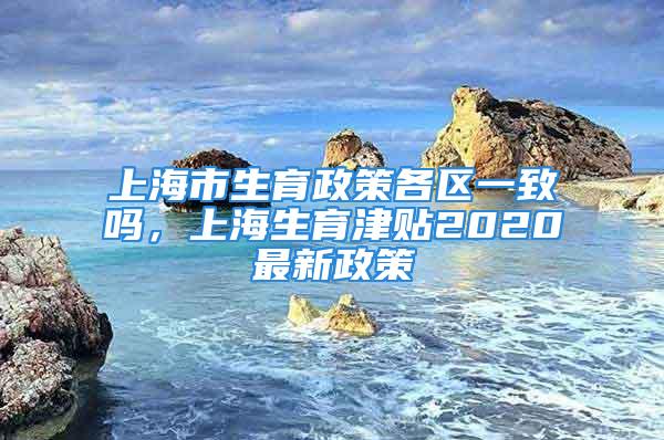 上海市生育政策各區一致嗎，上海生育津貼2020最新政策